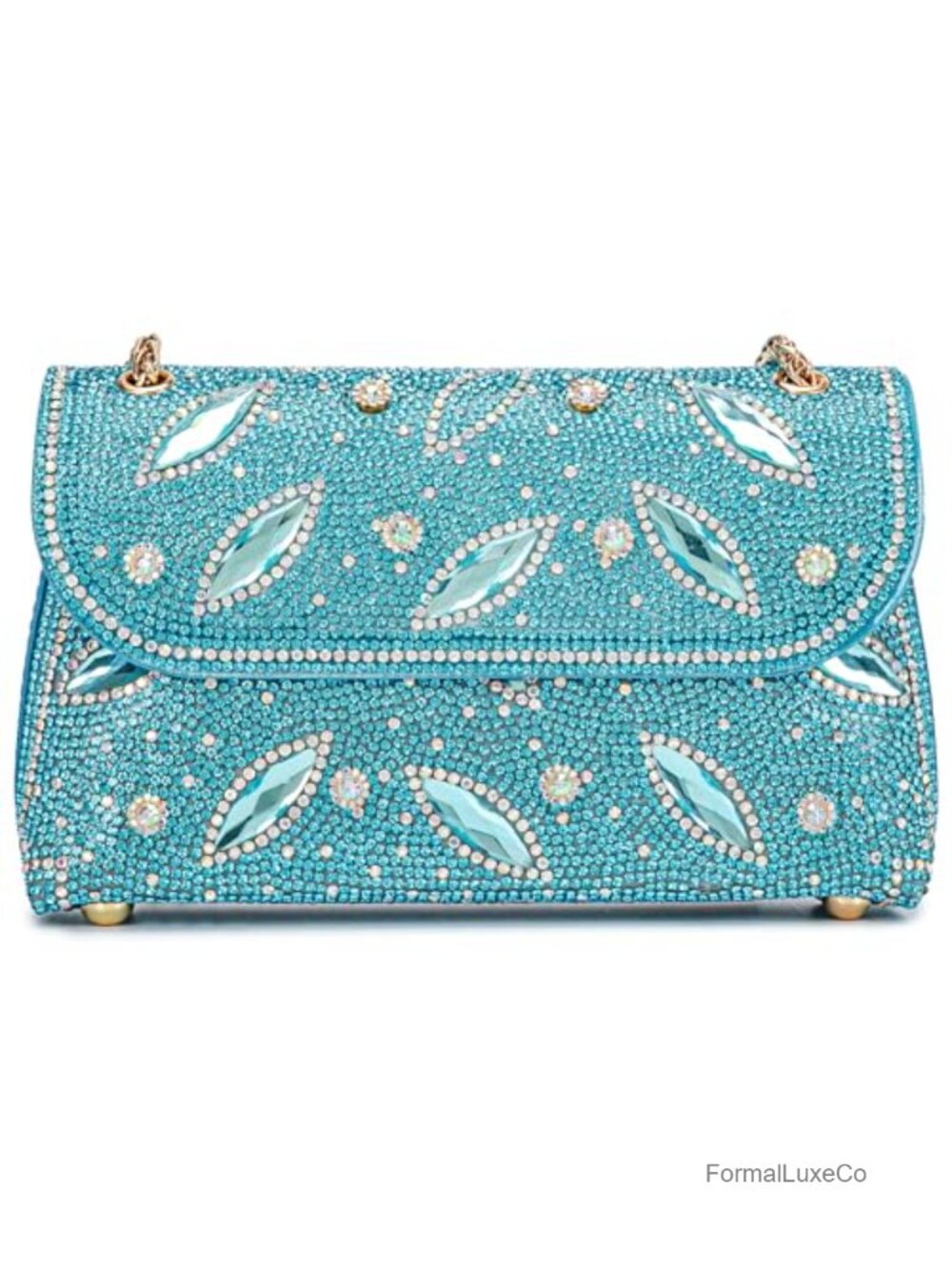Rhinestone Evening Bag Chain Strap Crossbody Shoulder Purse Clutch